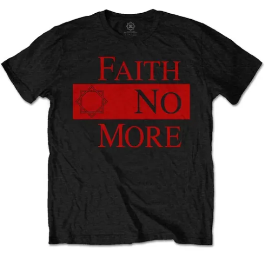 Black Faith No More Red Logo Unisex T-Shirt