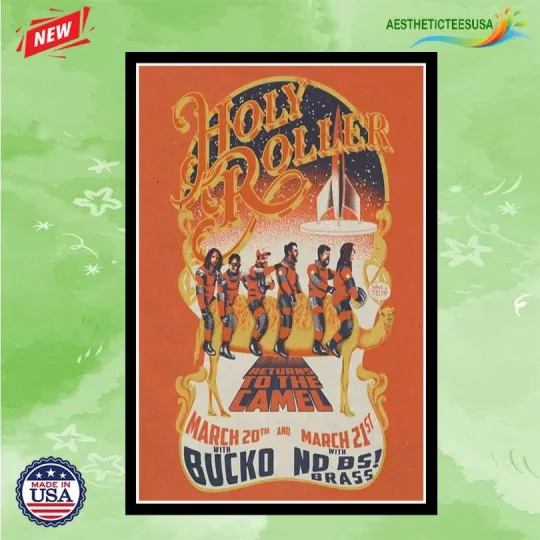 Discover Holy Roller Richmond, VA March 20-21 2026 Tour Poster Home Decor, Wall Art