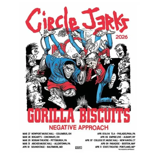 Circle Jerks Tour 2026 Poster