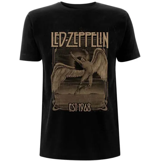 Discover LED ZPELIN Faded Falling Official Tee T-Shirt Mens Unisex