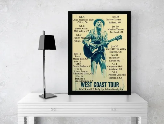 Discover Steve Poltz West Coast Tour 2026 Poster