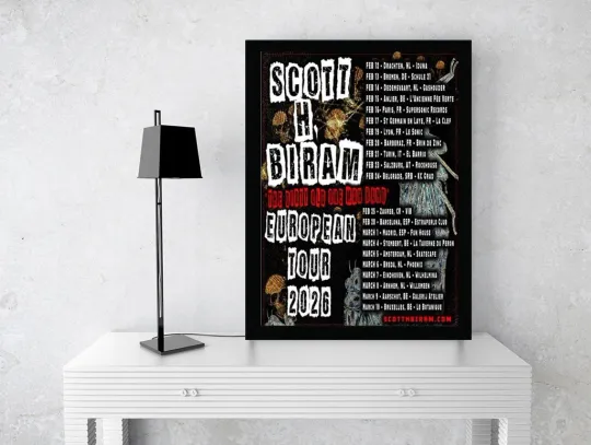 Discover Scott H. Biram European Tour 2026 Poster