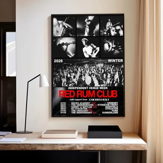 Discover Red Rum Club 2026 Winter Tour Poster