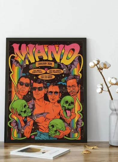 Discover WAND Tour Jan 2026 California Poster
