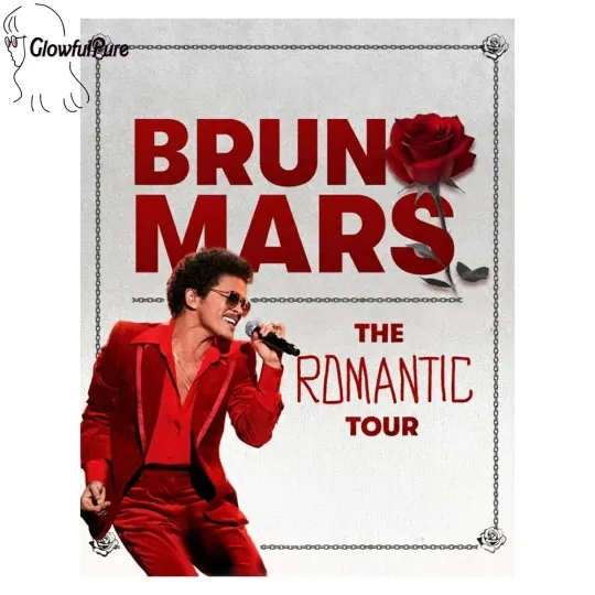 Bruno Mars The Romantic Tour Concert 2026 Poster