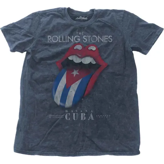 Discover The Rolling Stones Havana Cuba Official Tee T-Shirt Mens Unisex