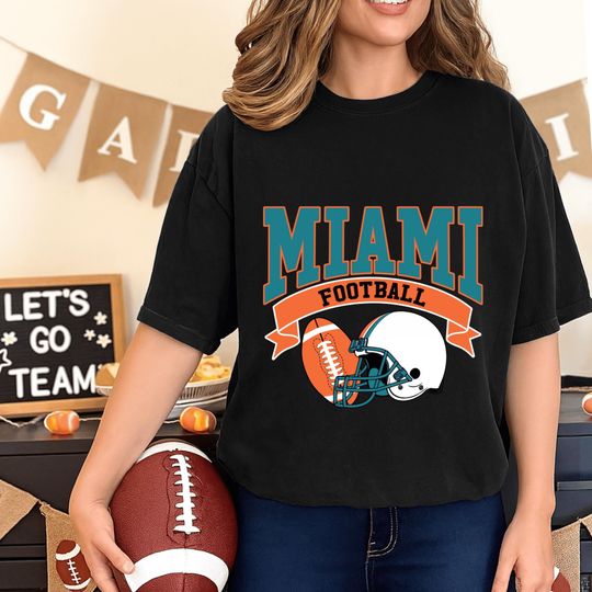 Discover Miami Football Retro Game Day Tee - Vintage Tailgate Shirt