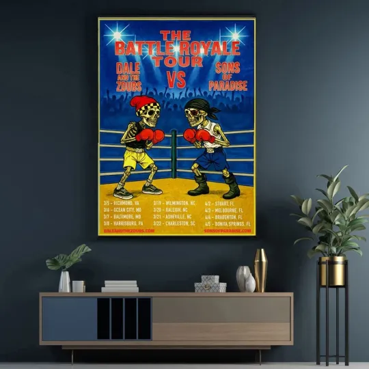 Discover Sons Of Paradise The Battle Royale Tour 2026 Poster