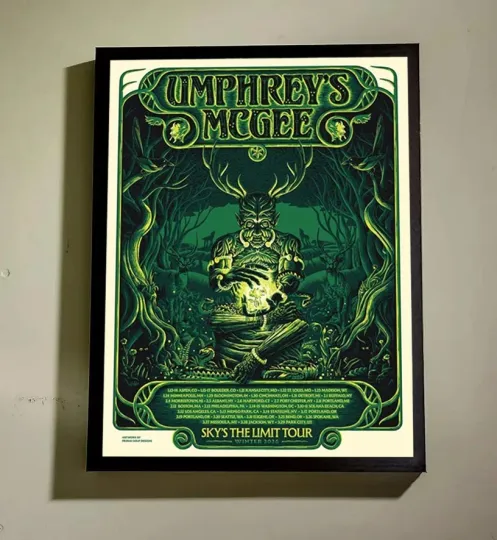 Discover Umphrey’s McGee Sky’s The Limit Tour Winter 2026 Poster