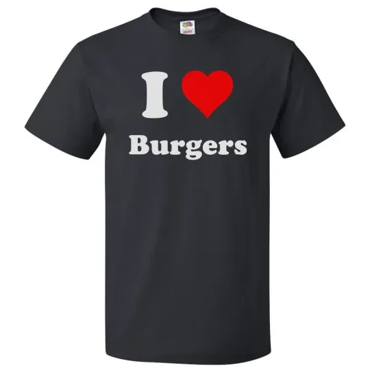 Discover I Love Burgers T-Shirt