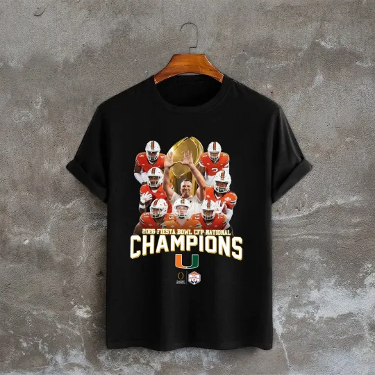 Discover Miami Hurricanes 2026 Fiesta Bowl Champions Tshirt