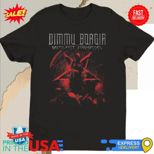 Discover Dimmu Borgir Death Cult Pentagram Shirt S-5XL