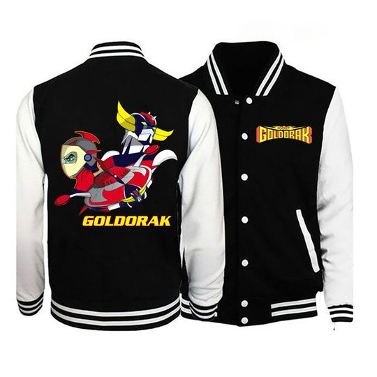 Discover 2021 new goldorak jacket jacket men's street trend wild pilot baseball uniform couple casual loose jacket