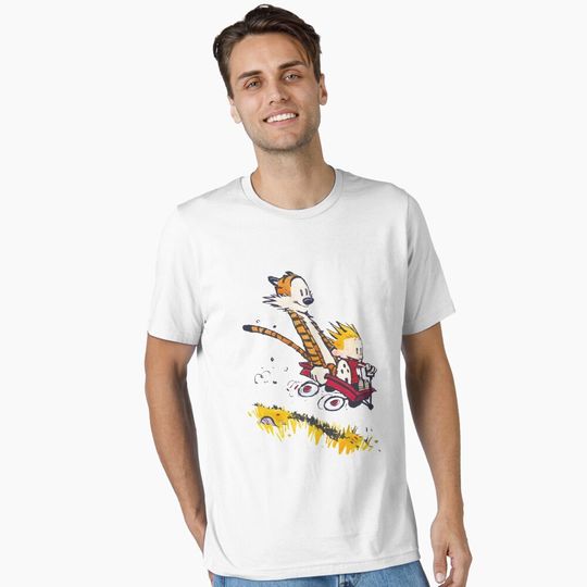 Discover Calvin and The hobbes Essential T-Shirt