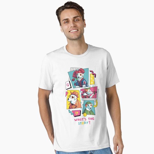 Discover What's the Story, Wishbone? // Tv Show, 90s, Jack Russell Essential T-Shirt