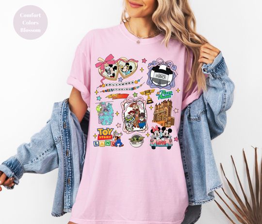 Discover Disney Hollywood Studios Shirt,Mickey and friend Tee,Hollywood Studios Shirt,Disney Family Vacation Tee,Comfort Colors Shirt Disneyworld Tee