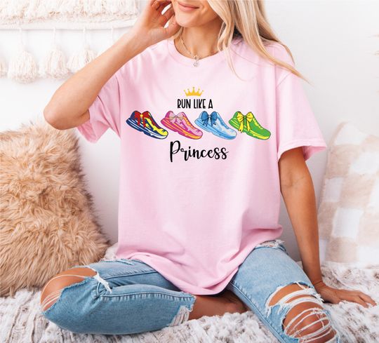 Discover Run Disney Girls T-shirt, Princess Half Marathon Shirt, I Run Like A Princess Tee, Disney World Marathon Weekend 2026 Tee, Runner Girl Shirt