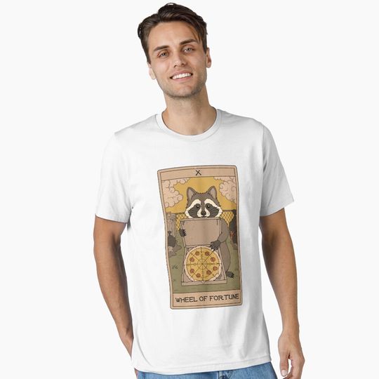 Discover Wheel of Fortune - Raccoons Tarot Essential T-Shirt