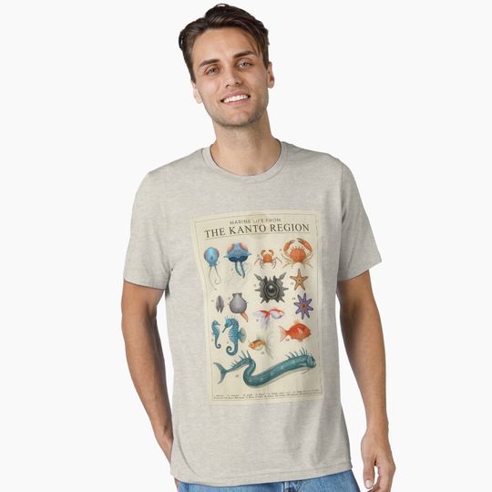 Discover Marine Life from Kanto Essential T-Shirt