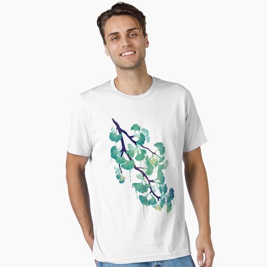 Discover O Ginkgo (in Green) Essential T-Shirt