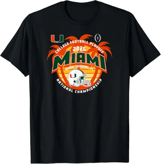 Discover Miami Hurricanes National Championship CFP 2026 T-Shirt