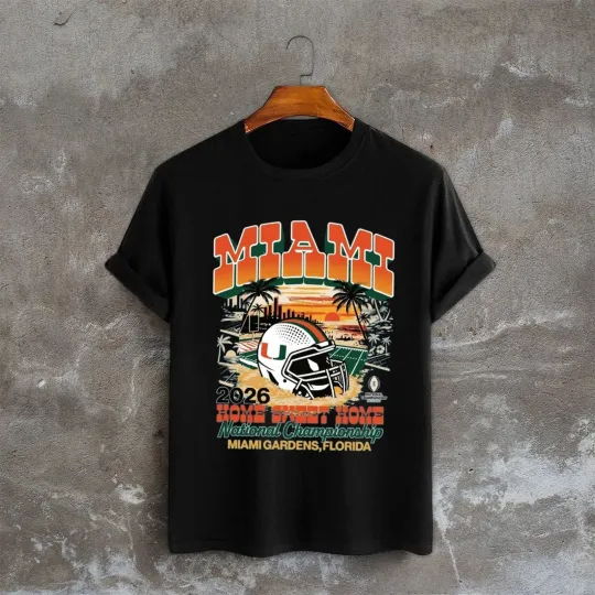 Discover Miami Hurricanes 2026 National Championship Vintage Graphic T-Shirt