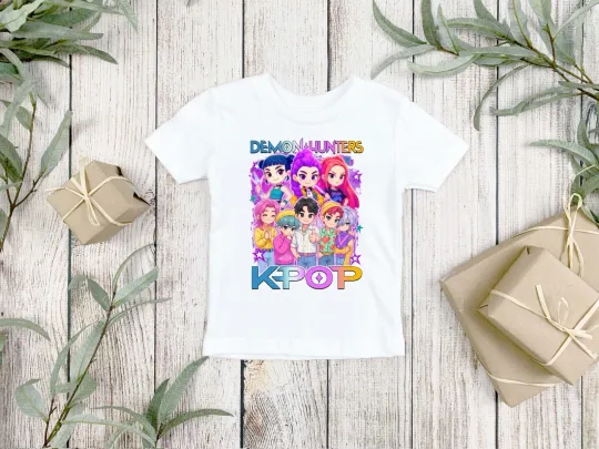 Discover KPOP Demon Hunters Printed T-Shirt - K-Pop Group Clothing