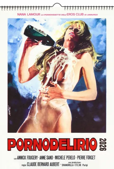 Discover 2026 Vertical Wall Calendar Sexploitation Vintage Movie Posters