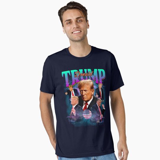Discover Donald Trump 90s vintage bootleg Men Woman Kids Essential T-Shirt
