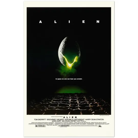 Discover Alien Movie Poster 1979 Premium Matte Vertical Print
