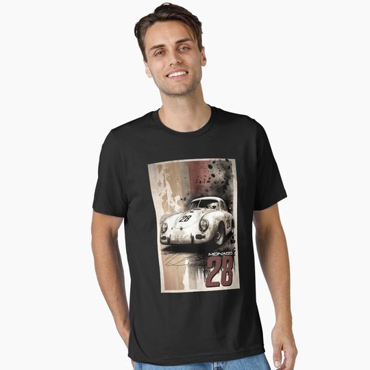 Discover Porsche 356 Monaco Poster Essential T-Shirt