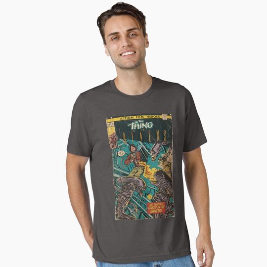 Discover Thing vs. Aliens fan art comic cover Essential T-Shirt