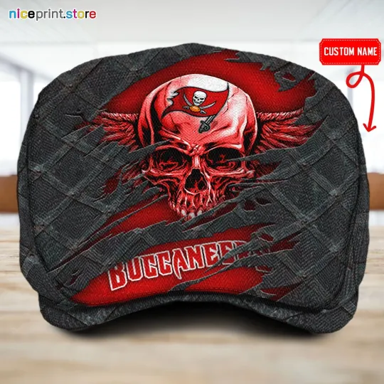 Tampa Bay Team Buccaneers Jeff Cap Buccaneers football Driver Cap football Flat Cap