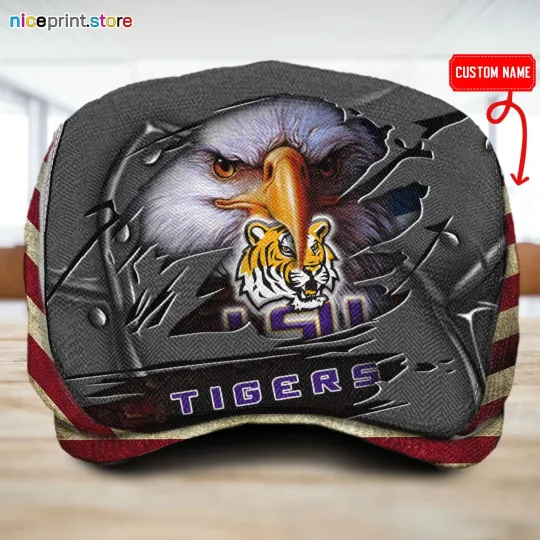 Discover LSU Team Tigers Jeff Cap NCAA Driver Cap NCAA Golf Cap NCAA Flat Cap for Men