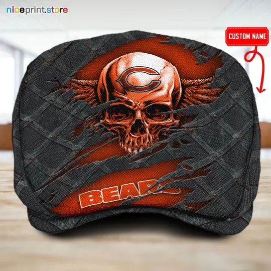 Discover Chicago Team Bears Jeff Cap Bears football Driver Cap Golf Cap football Flat Cap for Men