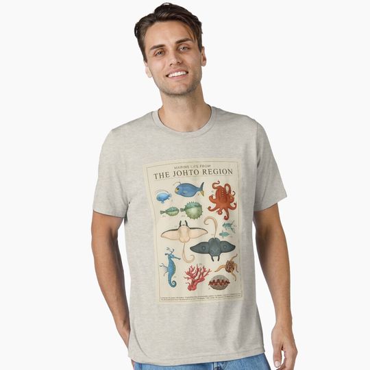Discover Marine Life from Johto Essential T-Shirt