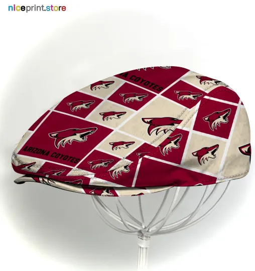 Discover Arizonna Team Coyotes Jeff Cap Coyotes Driver Hat NHL Golf Cap NHL Flat Cap