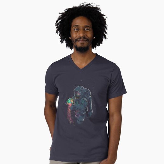 Discover Jellyspace V-Neck T-Shirt