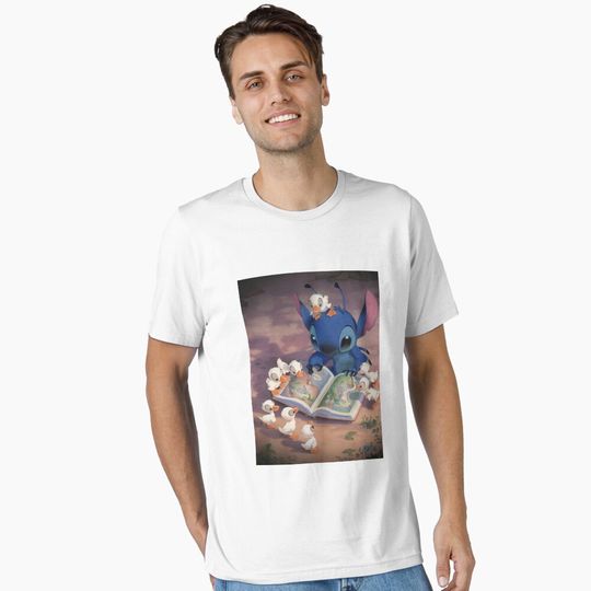 Discover Cute Stitch Reading Essential T-Shirt