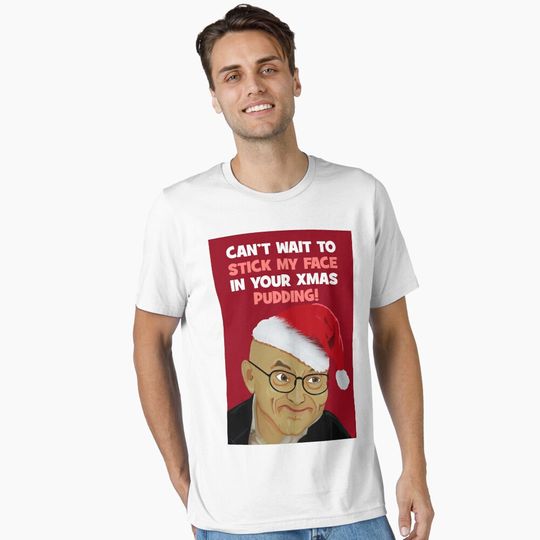 Discover Gregg can't wait to stick his face in your Xmas pudding! Essential T-Shirt