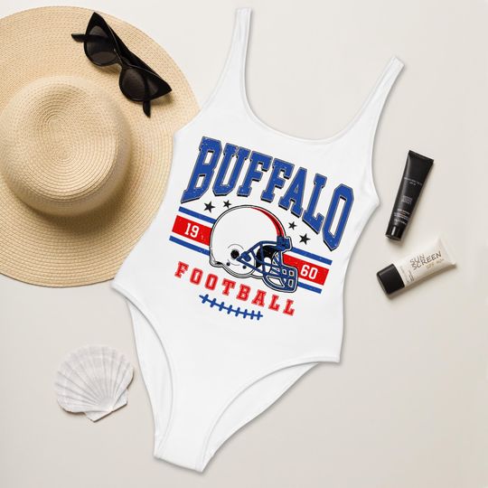 Discover Buffalo Football Women's Summer Bikini Swimsuit, Sport Swimwear, Game Day Swimsuit