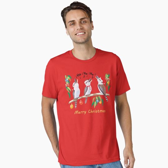 Discover Kookaburras Australian Christmas Carols  Essential T-Shirt