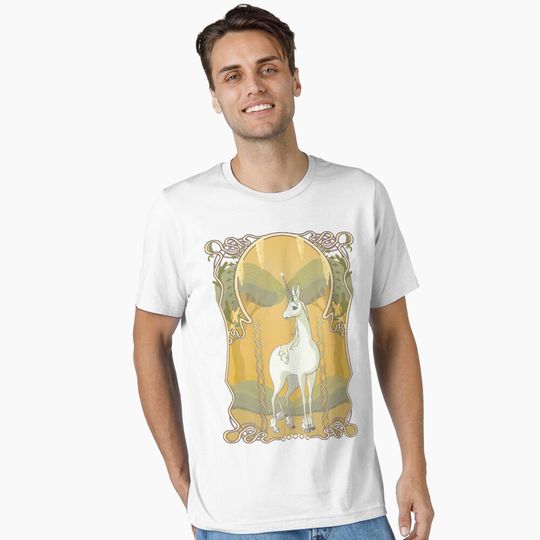 Discover The Last Unicorn Art Nouveau Essential T-Shirt