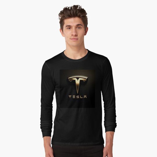 Tesla logo Long Sleeve T-Shirt