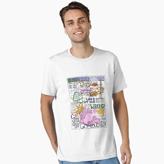 Discover (Colorized) Wicked Witch of the East Bro Hand Lettered Essential T-Shirt