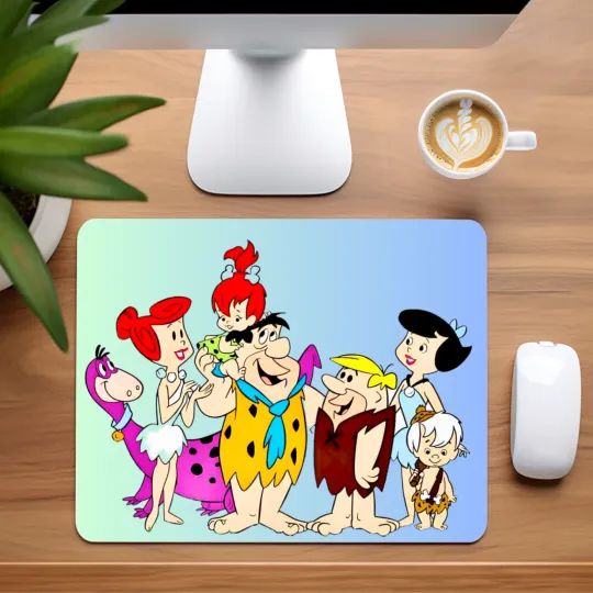 Discover The Flintstones Mouse Pad for Home Office