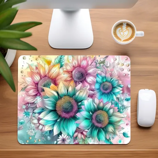 Discover Sunflowers Mouse Pad for Home Office