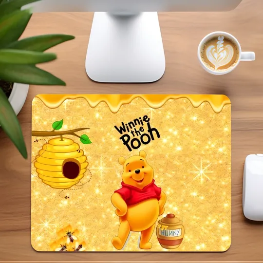 Discover Winnie the Pooh Beehive Mouse Pad for Home Office