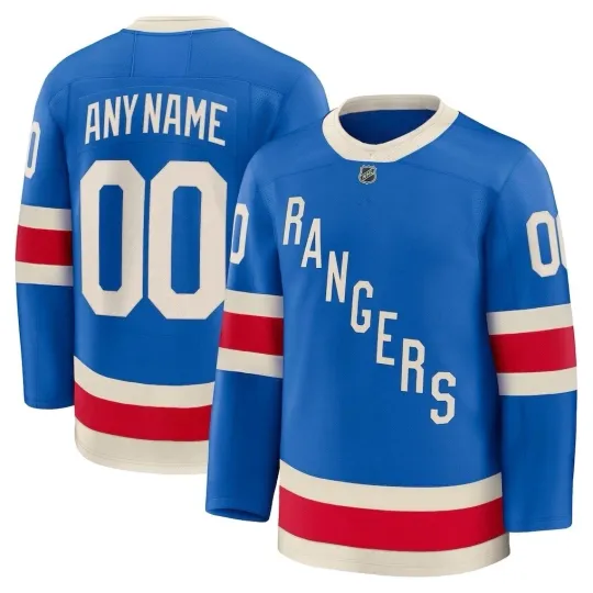 Discover New York 100th anniversary Hockey Jersey–Stitched Custom Name &Number