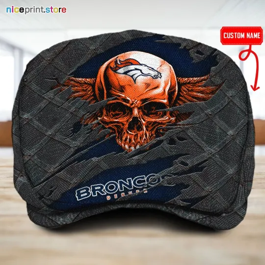 Discover Denver Team Broncos Jeff Cap Broncos football Driver Cap Golf Cap football Flat Cap